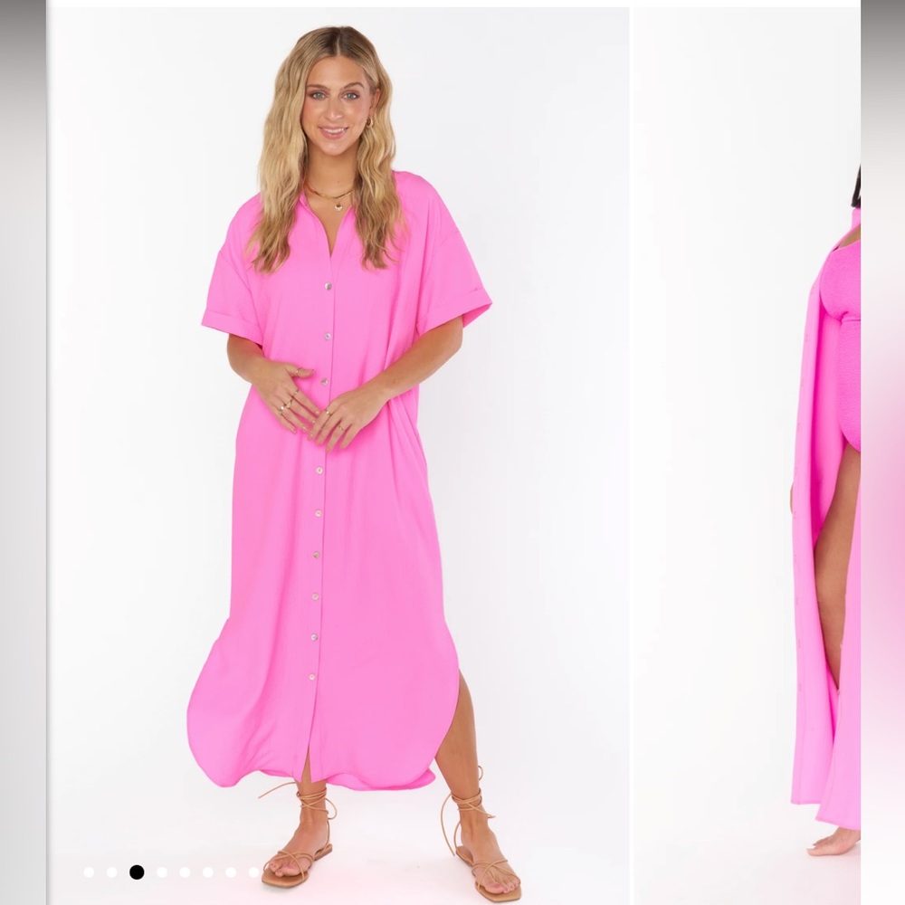 NWOT SOLD OUT Mumu Buoy Button Down Dress Coverup